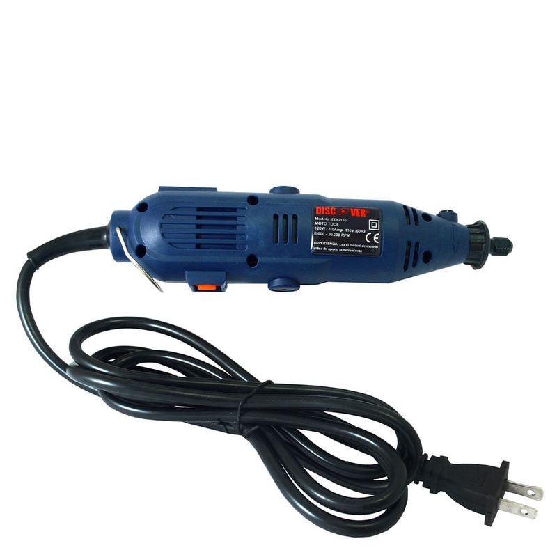 Mototool-120W-V.V-8000-30000-RPM-210-acces-guaya-DISCOVER