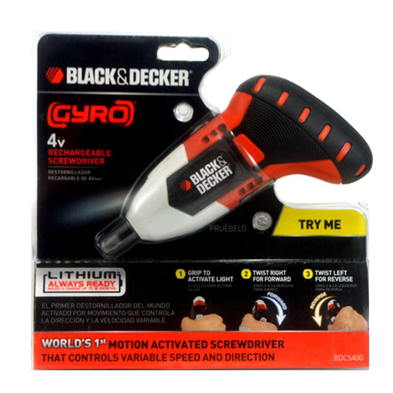 Atornillador Gyro BLACK DECKER S40GB3