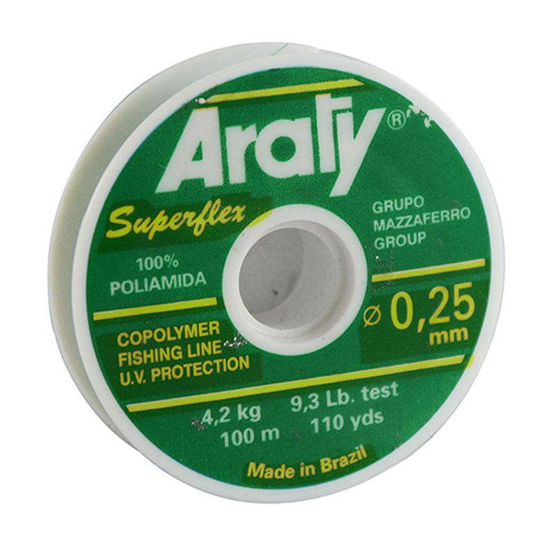 Nylon-Blanco-ARATY-SUPERFLEX-100mts-0.25-mm