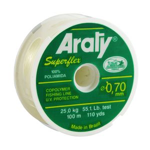 Nylon Natural ARATY SUPERFLEX 100mts 0.70 mm