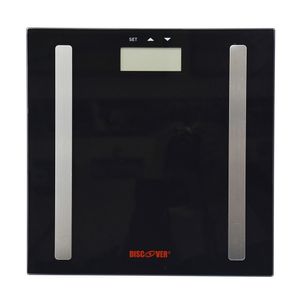 Báscula electrónica medidor grasa corporal 180 Kg DISCOVER