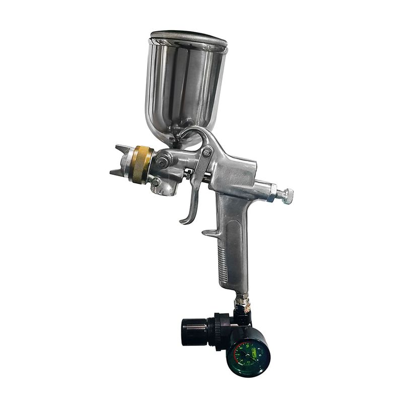 Aerografo-gravedad-con-manometro-vaso-giratorio-SPRAYIT