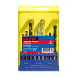 Brocas-p-metal-muro-madera-3-16-a-5-16--Jgo.-9-Pzs-