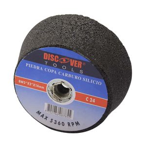 Piedra copa carburo silicio DISCOVER C 24 14 mx 5"