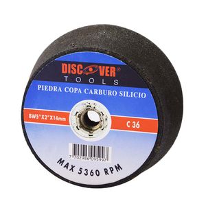 Piedra copa carburo silicio DISCOVER C 36 14 mx5"