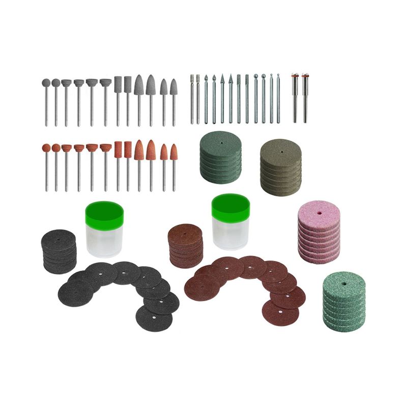 Jgo-134-Pzs-Fresas-puntas-discos-piedras-Moto-Tool