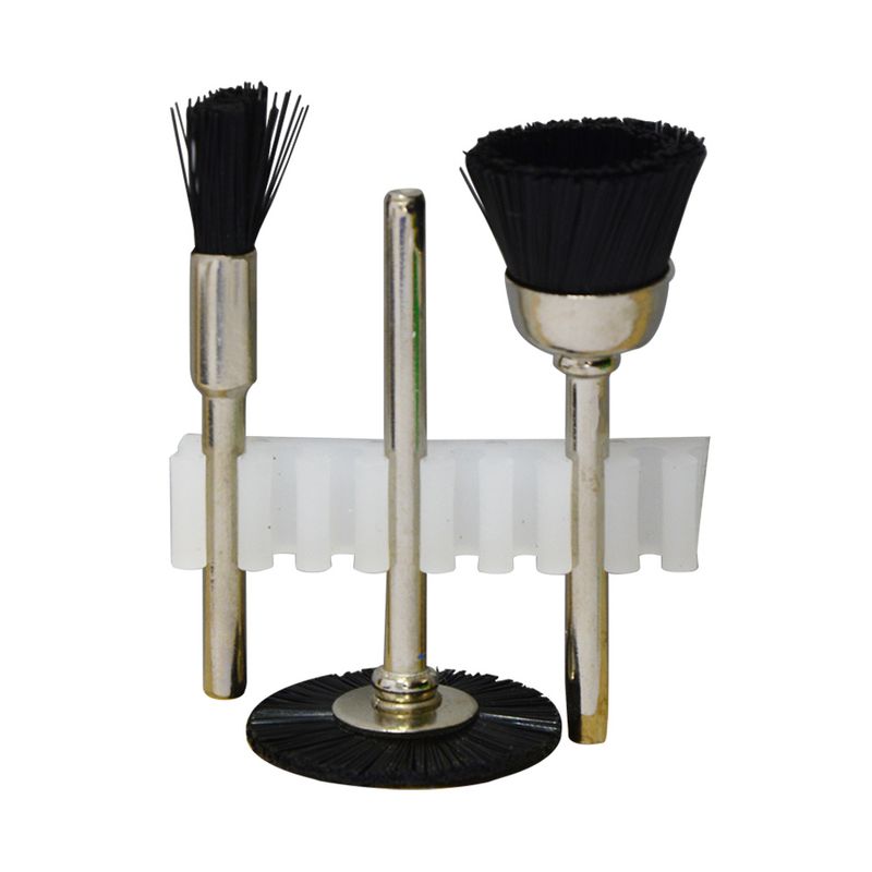 Jgo-3-Pzs-Mini-cepillos-circulares-y-copa-Moto-Tool