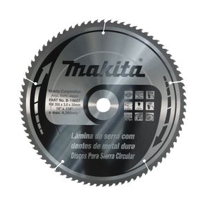 Disco sierra circular madera eje 1" 80 dientes 14" MAKITA B-19607