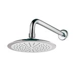 Ducha-plato-redonda-cromada-con-brazo-DISCOVER-8-