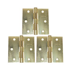 Bisagra perno cobrizada Jgo 3 unds con tornillo3 X 3"  DISCOVER