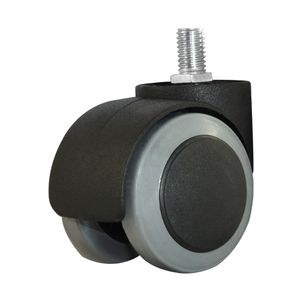 Rodachina doble rueda bicolor rosca 3/8" 2"  DISCOVER