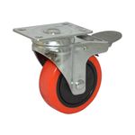 Rodachina-PU-giratoria-con-freno-de-nylon-Roja-100-mm-4-