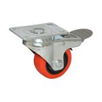 Rodachina-PU-giratoria-con-freno-de-nylon-Roja-75-mm-3-