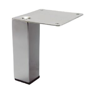 Pata metálica para mueble cromadas 30x30x 100 mm  DISCOVER