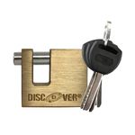 Candado-rectangular-bronce-llave-DISCOVER-70-mm