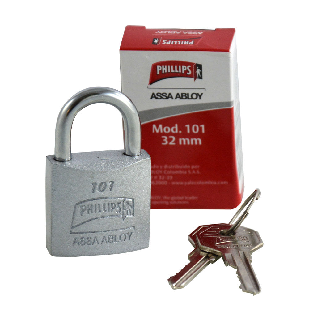 CANDADO HIERRO 25 PHILLIPS