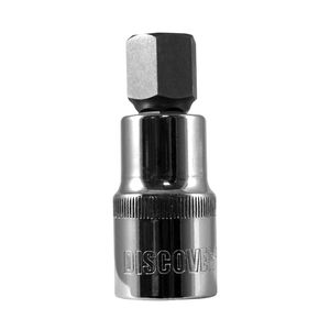 Copa con punta hexagonal corta DISCOVER 1/2", punta H10xH14