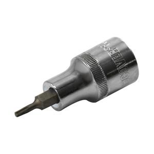 Copa con punta torx corta DISCOVER 1/2", punta 1/4"xT10