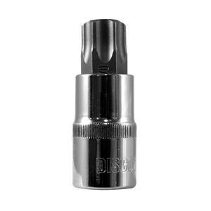 Copa con punta torx corta DISCOVER 1/2", punta H14xT70