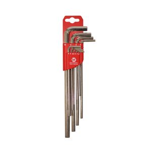 Llave bristol 9 Piezas largas acero carbon 1.5-10mm  DISCOVER