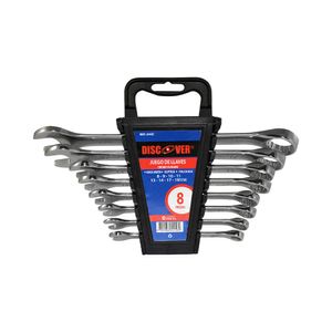 Llave mixta polichad DISCOVER 8 piezas 8 a 19 mm