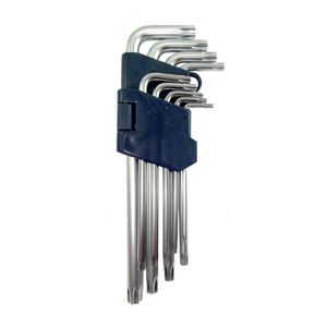 Llave Torx 9 piezas crom-van largas DISCOVER T10 a T50
