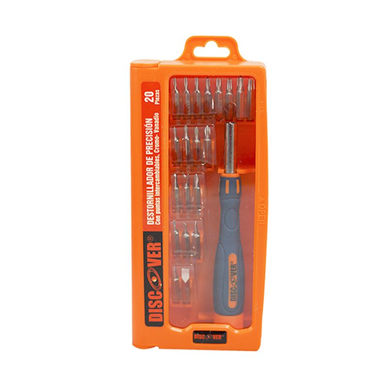 Destornillador-Juego-20-piezas-Estuche-Puntas-Torx-Pala-Estrella-DISCOVER