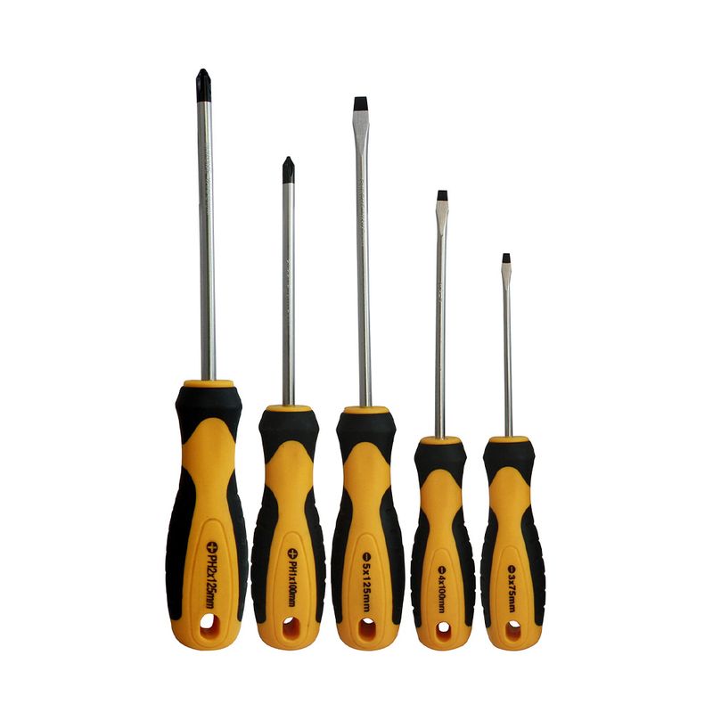 Destornillador-Juego-6-piezas-mango-amarillo-3-a-6--DISCOVER-