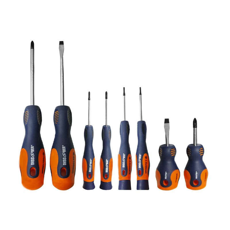 Destornillador-Juego-8-piezas-Cr-V-ergonomico-38-a-100-mm