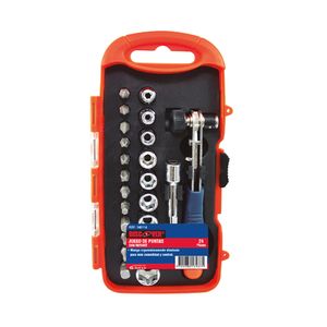 Destornillador Ratchet 24 piezas Torx estrella pala copas