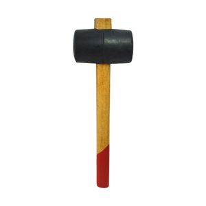 Martillo cabeza caucho mango madera Calidad B24 Onzas  DISCOVER