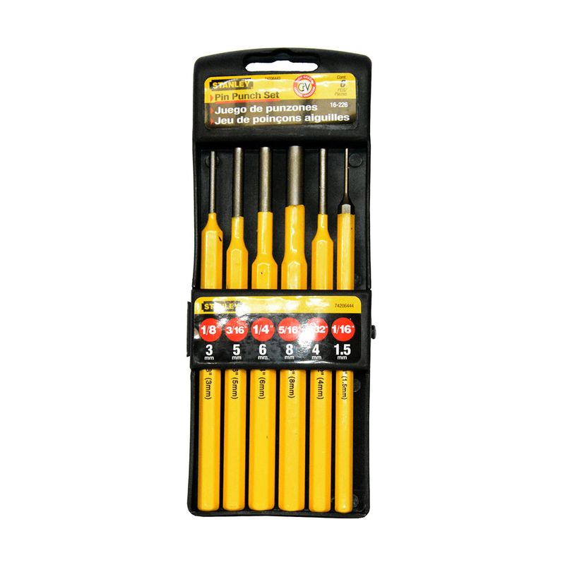 Botadores-Jgo-6-Pzas-1-16--a-5-16--STANLEY-Punzones