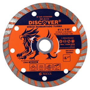 Disco diamantado Turbo DISCOVER 2.2x7x22 4.5"