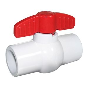 Registro de bola PVC 235 PSI lisa 3/4"  DISCOVER