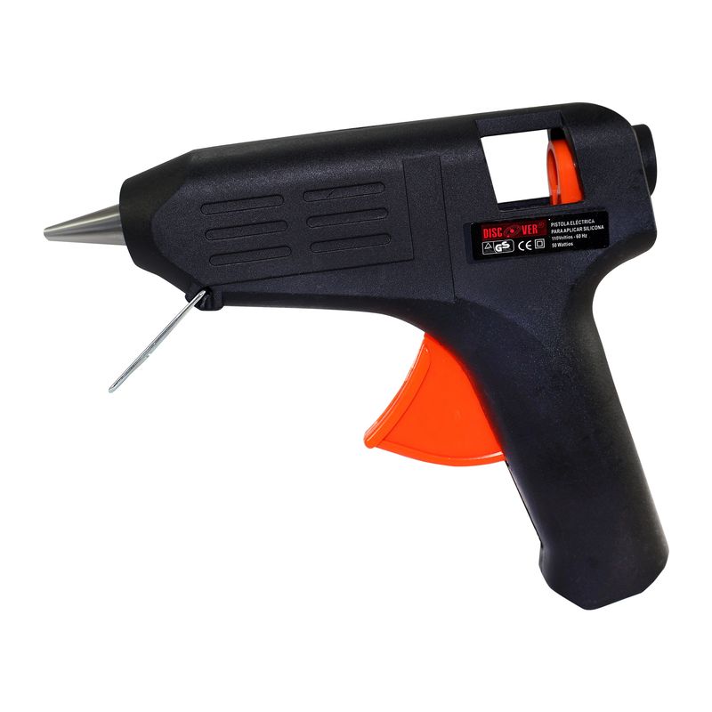 Pistola eléctrica para silicona 50W 11.2m DISCOVER