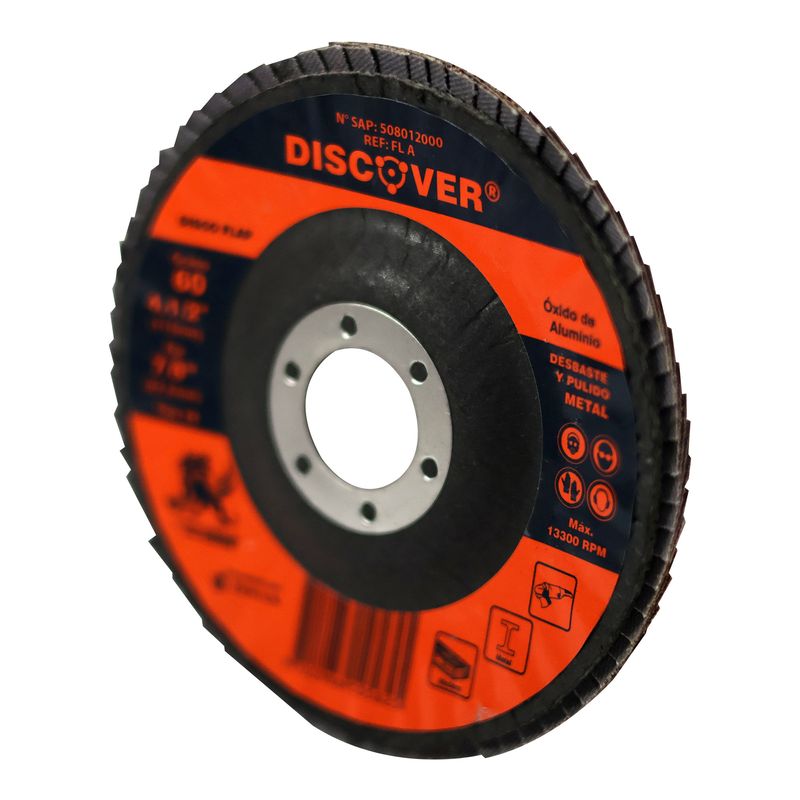Lija disco Flap 4.1/2" DISCOVER grano 60