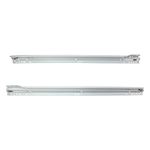 Guía metálica para cajón blanco 0.8mm x 50cm
