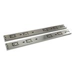 Guía full extensión 25 kg 0.8mm x 35mm x 35 cm