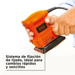 Lijadora de palma orbital 1/4HP 200 Wat BLACK & DECK