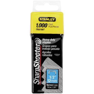 Grapas p/Trabajo Pesado 1/2"x1000 Und  STANLEY TRA708T