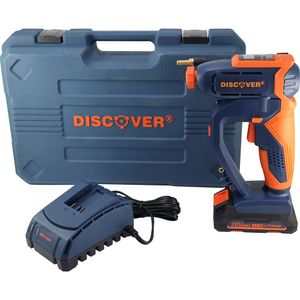Inflador portatil 20V 150PSI 1 bateria 2Ah Estuche DISCOVER