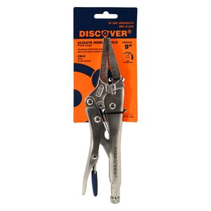 Alicate hombresolo punta larga 9" Cr-V DISCOVER