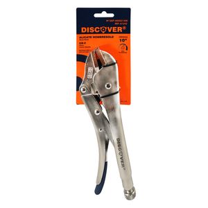 Alicate hombresolo boca recta 10" Cr-V DISCOVER