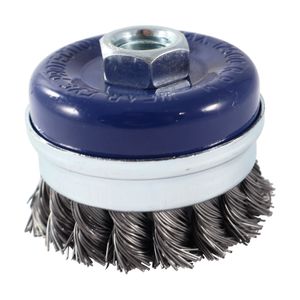 Grata de copa, entorchada rosca 5/8 x 2.1/2"